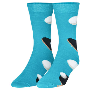 Crazy Socks - Ping Pong - Mens Crew Folded