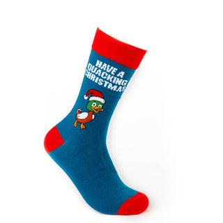 Unisex Have A Quacking Christmas Socks: 6 - 11 - Taryn x Philip Boutique