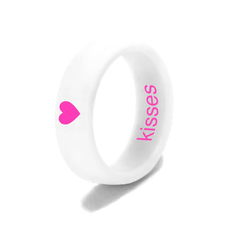 Flip Rings - Flip Reversible heart and kisses ring