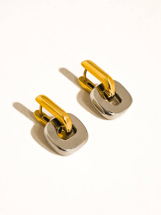 Flânerie by MAIQ - Arliss 18K Gold Non-Tarnish Link Drop Earring: 2 colors