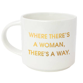 Chez Gagné - Where There's A Woman There's A Way Jumbo Coffee Mug