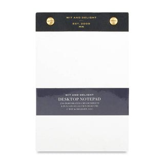 Wit & Delight - Desktop Notepad - Black: Black