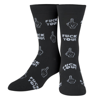 Crazy Socks - Crazy Socks - Mens Crew - F#ck You