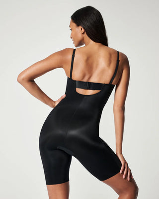 Spanx Strapless Cupped Mid-Thigh Bodysuit