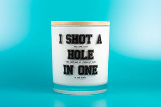 Unplug Soy Candles - I Shot A Hole In One Soy Candle: Sea Salt