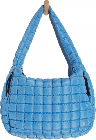 Free People Movement Quilted Carryall Bag - Denim Blue