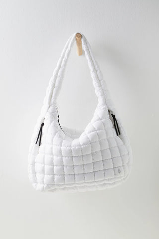 Free People Movement Quilted Carryall Bag - Optic White