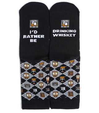 Lavley - I'd Rather Be Drinking Whiskey Socks