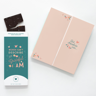 Sweeter Cards Chocolate Bar + Greeting Card in ONE! - Grateful Card with Chocolate Bar Inside