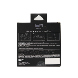 Kara Beauty - BUFFI PRESS-ON NAILS - HEAVY METAL