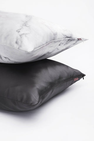 KITSCH - Satin Pillowcase - Charcoal