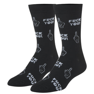 Crazy Socks - Crazy Socks - Mens Crew - F#ck You