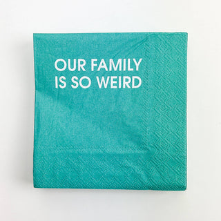 Chez Gagné - Our Family Is So Weird - Colorful Cocktail Napkins