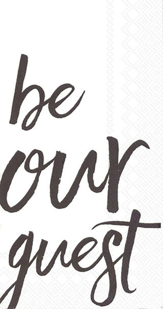 Boston International - Paper Guest Towels 16 count Be Our Guest