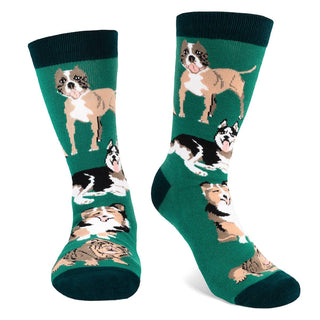 Lavley - I'd Rather Be With My Dog Socks (Green)