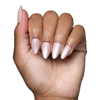 Glamnetic - The Vow Press-On Nails | Short Almond | Nude Velvet Gloss