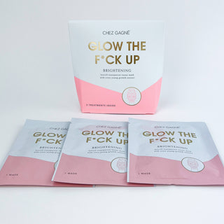 Chez Gagné - Glow the F*ck Up Facial Sheet Masks 1 Sheet