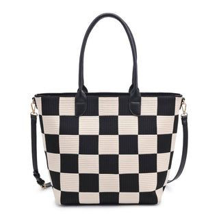Moda Luxe - Betty Tote: Black Ivory