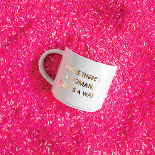 Chez Gagné - Where There's A Woman There's A Way Jumbo Coffee Mug