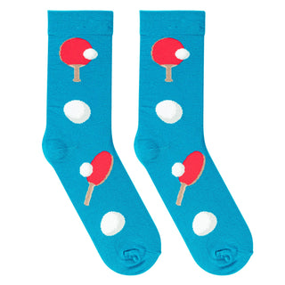 Crazy Socks - Ping Pong - Mens Crew Folded