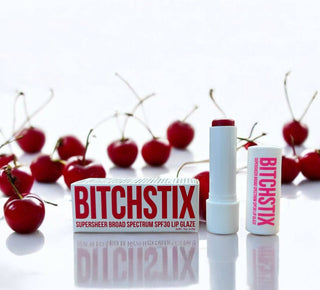 BITCHSTIX - SUPERSHEER LIP GLAZE Wild Cherry - SPF30 Broad Spectrum