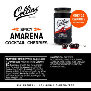 Spicy Amarena Cherries 13.4 oz. - Taryn x Philip Boutique