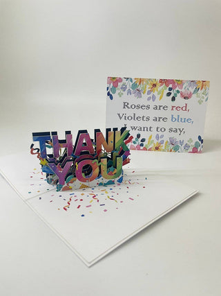 Cardstalked - Handmade pop-up Thank You Card-Unique Appreciation