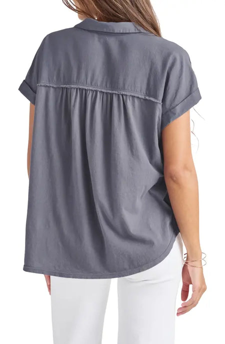 Splendid Short Sleeve Paige Shirt - Taryn x Philip Boutique