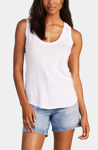 Bobi Scoop Round Hem Tank