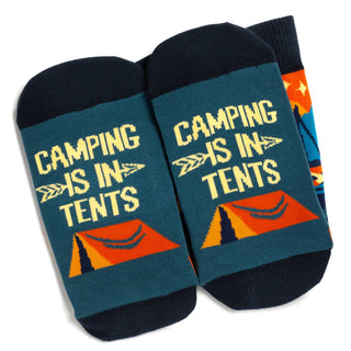 Lavley - Camping Is In Tents Socks