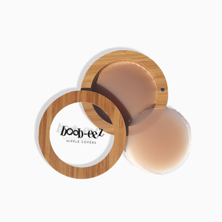 Boob-eez - Nipple Covers + Bamboo Compact: Medium Tint / 6cm