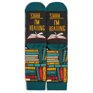 Lavley - Shhh I'm Reading Socks