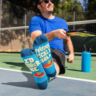 Lavley - I'd Rather Be Playing Pickleball Socks