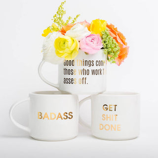 Chez Gagné - Good Things Come to Those Who Work Their Asses Off Jumbo Mug