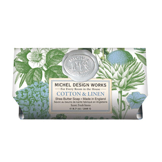 Michel Design Works Cotton & Linen Shea Butter Bar Soap