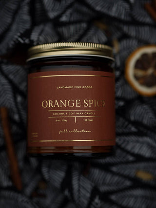 Landmark Fine Goods - Fall Candle - Orange Spice Luxe Label