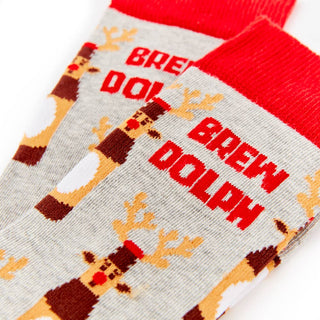 Unisex Brew-Dolph Socks: 6 - 11 - Taryn x Philip Boutique