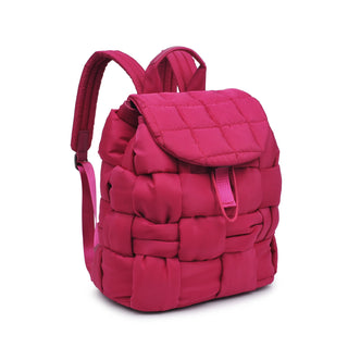 Sol and Selene - Perception Woven Nylon Backpack: Magenta