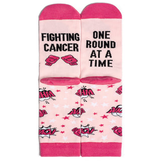 Lavley - Beat Cancer Pink Socks