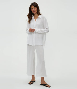 Michael Stars Leo Gauze Button Down Shirt