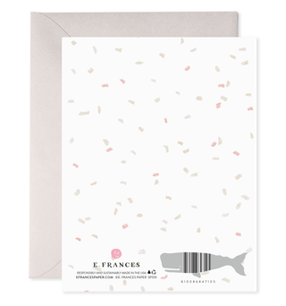 E. Frances Paper - Frosted Wedding Greeting Card