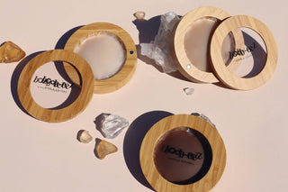 Boob-eez - Nipple Covers + Bamboo Compact: Dark Tint / 8cm