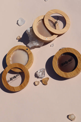 Boob-eez - Nipple Covers + Bamboo Compact: Dark Tint / 6cm