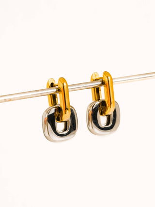 Flânerie by MAIQ - Arliss 18K Gold Non-Tarnish Link Drop Earring: 2 colors