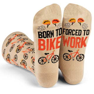 Lavley - Born To Bike, Forced To Work Socks