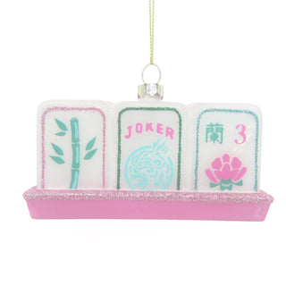 8 Oak Lane - Mahjong Tile Boxed Glass Ornament