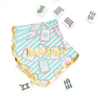 8 Oak Lane - Mahjong Stripe Paper Beverage Napkin Packs