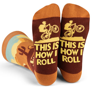 Lavley - This Is How I Roll (Mountain Biking) Socks