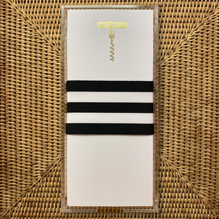 Black Ink - Notepad - Letter size Gold Foil Corkscrew