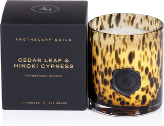 Apothecary Guild 11oz Boxed Candle - Cedar Leaf & Hinoki Cypress